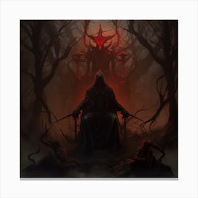 Demon Throne 3 Canvas Print