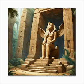 Egyptian Temple 11 Canvas Print