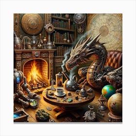 Dragon's Lair Canvas Print