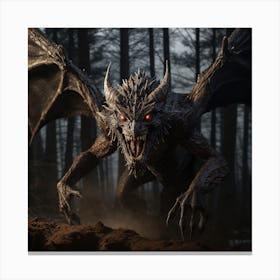 Game Of Thrones Dragon Canvas Print