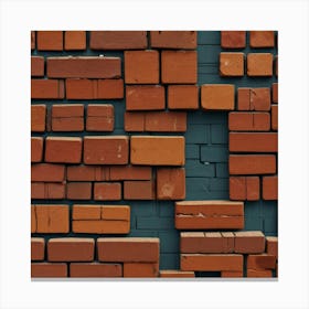 Default Create Unique Design Of Bricks Wall Art 0 Canvas Print