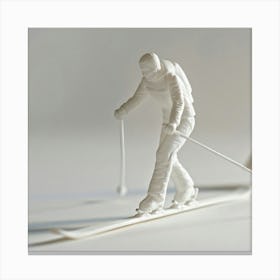 Skier On Skis 4 Canvas Print