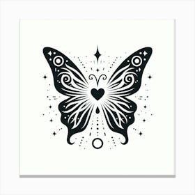 Butterfly Tattoo 8 Canvas Print