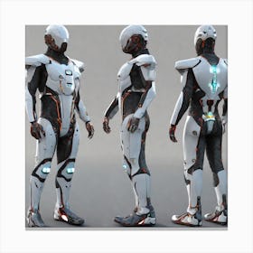 Futuristic Suit 62 Canvas Print