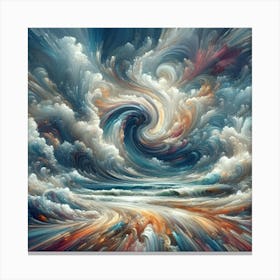 Tempestuous Beauty 25 1 Canvas Print