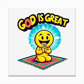 God Is Great 1 Canvas Print