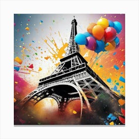 Paris Eiffel Tower 36 Canvas Print