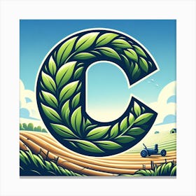 Letter C 1 Canvas Print