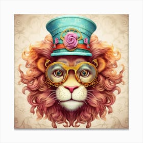 Lion In Hat Toile