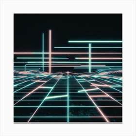 Futuristic Space 3 Canvas Print