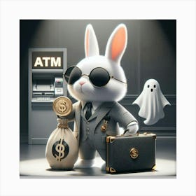 Bunny Thief Canvas Print