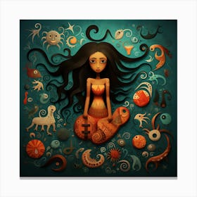 Mermaid Canvas Print