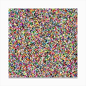 Rainbow Of Colors By Person Canvas Print