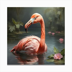 Flamingo Canvas Print