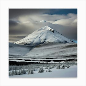 Iceland Mountain Canvas Print