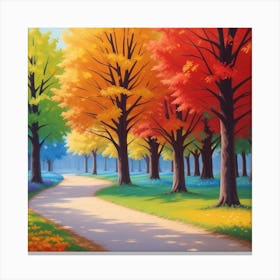 Autumn Trees Canvas Print