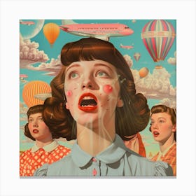 'The Girl In The Sky' 1 Canvas Print