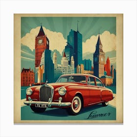 London Poster Canvas Print