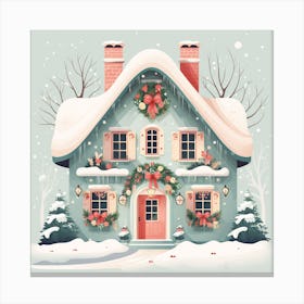 Christmas House 6 Canvas Print