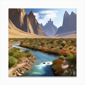 Desert Landscape 3 Canvas Print