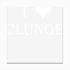 Clunge Funny Canvas Print