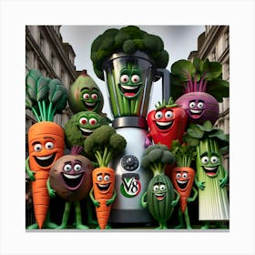 V8 Family Canvas Print