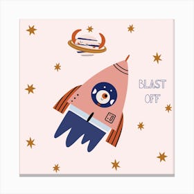 blast off Canvas Print