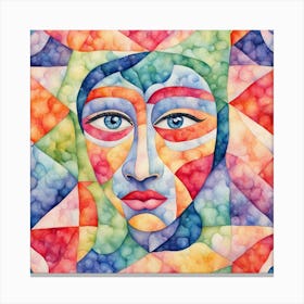 Face Of A Woman 1 Canvas Print