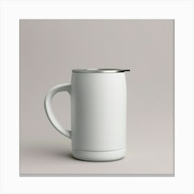 White Coffee Mug 3 Canvas Print