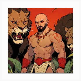 King Of The Jungle Canvas Print