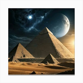 Egyptian Pyramids Canvas Print