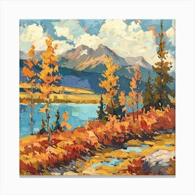 Autumn In The Mountains Canvas Print