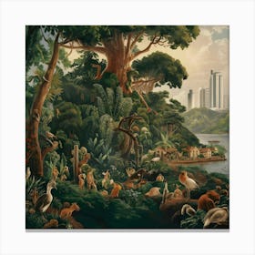 Forest Oasis Canvas Print