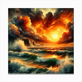 Tempestuous Beauty 9 1 Canvas Print