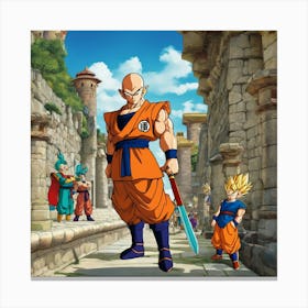 Dragon Ball Super 75 Canvas Print