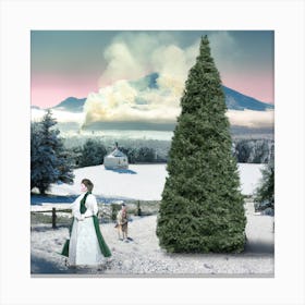 Americana Christmas 003 Canvas Print