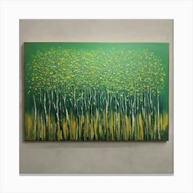 Default Original Landscape Plants Oil Painting 15 Canvas Print