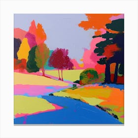 Abstract Park Collection Royal Park Kyoto Canvas Print