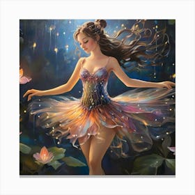 Lily Ballerina Canvas Print