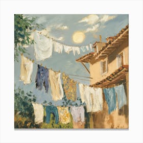 Matisse laundry day Canvas Print