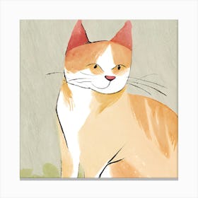 Orange Tabby Cat 1 Canvas Print