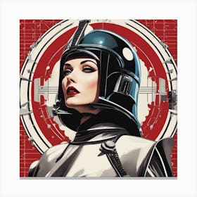 Star Wars Empire Glorious Dystopian Propaganda Art 7 Canvas Print