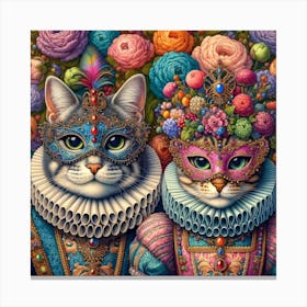 A feast for the senses - Cats 2 Canvas Print