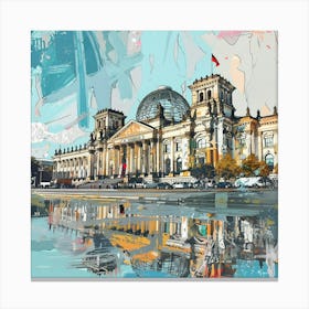 Berlin - Reichstag Canvas Print