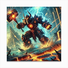 Tidal Juggernauts 2 Canvas Print