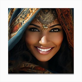 Smile of Beauty Canvas Print