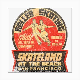 Rollerskating Canvas Print