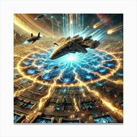 A Detailed Depiction Of The Rift Deployment Array Canvas Print