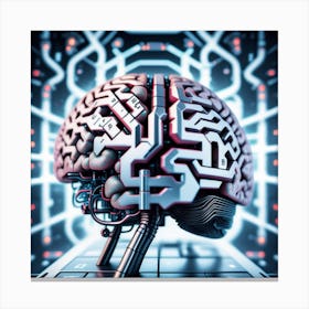 Artificial Intelligence Concept 7 Canvas Print