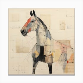 Abstract Equines Collection 43 Canvas Print